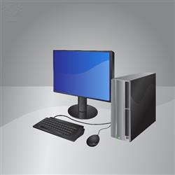 computer work station 